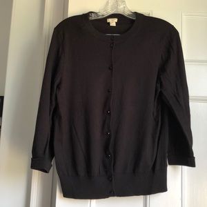 Black cardigan